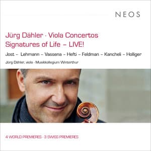 Jürg Dähler · Viola Concertos / Signatures of Life – LIVE! - Jürg Dähler