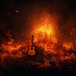 Harmonic Embers: A Fiery Symphony - Natures Orchestra