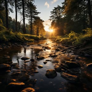 Santuario Tranquilo: Melodías Meditativas Inspiradas En La Naturaleza - Santuario de Música de Limpieza de Chakras