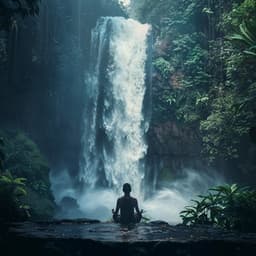 Cascadas Calmantes: Lluvia Binaural Para Meditación Guiada Y Atención Plena - Chakra de corazón abierto de 528 Hz