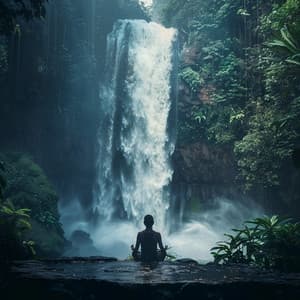 Cascadas Calmantes: Lluvia Binaural Para Meditación Guiada Y Atención Plena - Chakra de corazón abierto de 528 Hz