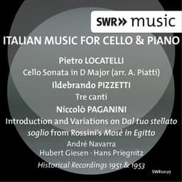 Italian Music for Cello & Piano - André Navarra
