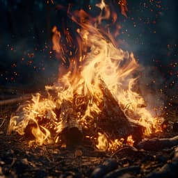 Warmth and Chill: Fire Night Ambience - Thermal Femme