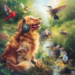 Binaural Nature for Pets: Creek and Birds Soothing Sounds - 92 96 Hz - Binaural Institute