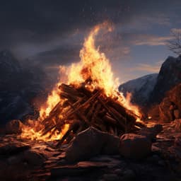 Yoga by the Fire: Calming Warmth - Retrosoft