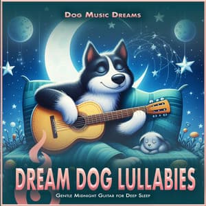 Dream Dog Lullabies: Gentle Midnight Guitar for Deep Sleep - Dog Music Dreams