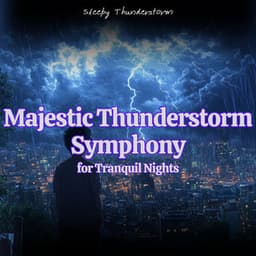 Majestic Thunderstorm Symphony for Tranquil Nights - Sleepy Thunderstorm