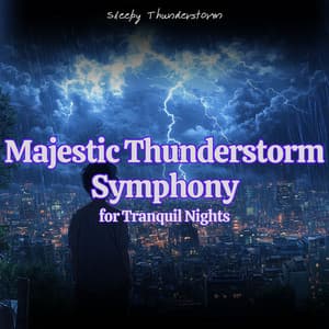 Majestic Thunderstorm Symphony for Tranquil Nights - Sleepy Thunderstorm