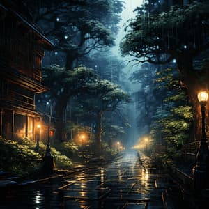 Noche Dichosa De Descanso Con Lluvia Vol. 1 - Sonido natural del bosque