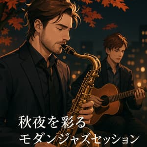 Modern Jazz Session Coloring Autumn Nights - Healing Relaxing BGM Channel 335