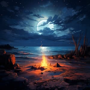 Ocean Waves by the Fireside - Noom Night Fire Sounds