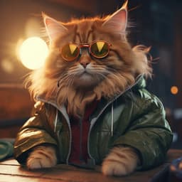 Feline Lofi: Cats' Calming Music - Lazy Vibes