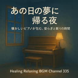 Returning to the Dream of That Day - A Time of Comfort and Sleep Wrapped in Nostalgic Piano Melodies - Healing Relaxing BGM Channel 335
