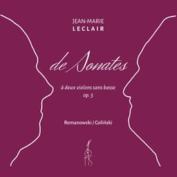 Jean-Marie Leclair: Sonates á deux violons sans basse op. 3 - Jean-Marie Leclair