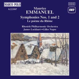 Emmanuel: Symphonies Nos. 1 and 2 - Maurice Emmanuel