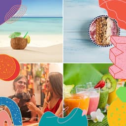 Groovy Backdrop for Enjoying Lunch - Acoustic Study Music Beats