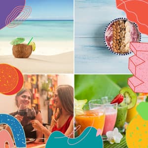 Groovy Backdrop for Enjoying Lunch - Acoustic Study Music Beats