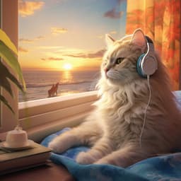 Serene Cat Naptime: Ambient Oceanic Cat Harmony - Iguata