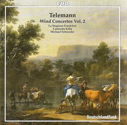 Telemann, G.P.: Wind Concertos, Vol. 2 - Twv 51:F1, 51:G1, 52:C1, 52:D1, 53:D1 - Georg Philipp Telemann