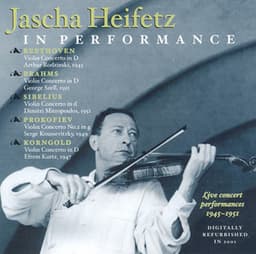 Beethoven / Brahms / Sibelius / Prokofiev / Korngold: Violin Concertos - Jascha Heifetz