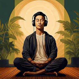 Lofi Meditation Vibes: Gentle Harmonic Pulse - Binaural State