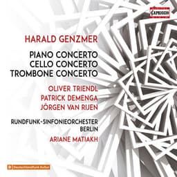 Genzmer: Piano Concerto No. 1, Cello Concerto & Trombone Concerto - Harald Genzmer