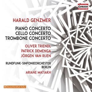 Genzmer: Piano Concerto No. 1, Cello Concerto & Trombone Concerto - Harald Genzmer