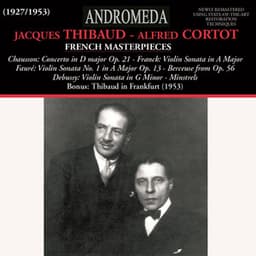 French Masterpieces - Jacques Thibaud