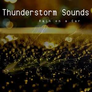 Thunderstorm Sounds: Rain on a Car - Water Sounds