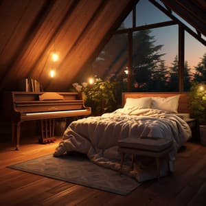 Piano Echoes: Soft Rhythmic Slumber - Piano Music To Fall Asleep Faster