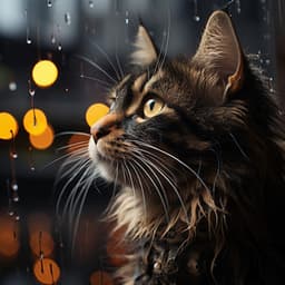Gotas De Lluvia Y Felicidad Para Mascotas: Aguas Tranquilizadoras Y Sonido Relajante Alegre - Musica de Ambiente