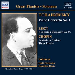 Tchaikovsky: Piano Concerto No. 1/ Chopin: Etudes - Solomon