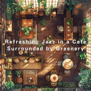 Refreshing Jazz in a Cafe Surrounded by Greenery - LOVE BOSSA