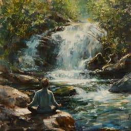 Meditation by the Stream: Serene Sounds - Meditators
