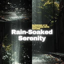 Rain-Soaked Serenity: Blending 4-7-8 Breathing with Nature - Tranquil Comfort