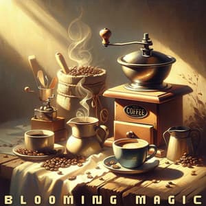 Blooming Magic: Abstract Coffeehouse Lofi - Party Topic Club