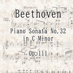 Piano Sonata No.32 - Ludwig van Beethoven