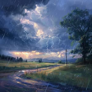 Binaural Rain and Gentle Thunder for Relaxation - Classical Music For Relaxation