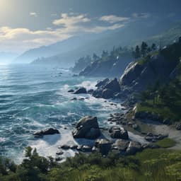 Ocean's Melody: Relaxing Ambient Waves - Relaxing Time Music