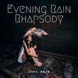 Lofi Rain: Evening Rain Rhapsody - Waterfall Sounds