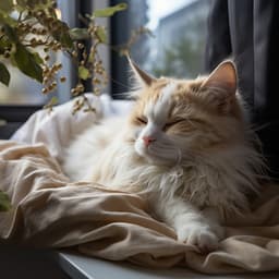 Retiro Tranquilo Para Gatos Con Lluvia Y Piano - Lluvia y Truenos