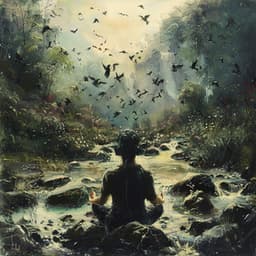 Nature's Creek Meditation: Binaural Birds Harmonic Focus - 78 72 Hz - Solfeggio Frequency Meditation