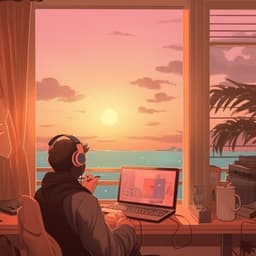 Oasis De Trabajo Tranquilo: Música Relajante De Flujo Costero Oceánico - Biblioteca XLE de sonidos de la naturaleza