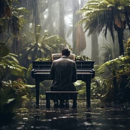 Escapada De Masaje Con Teclas De Piano Lluvioso - Cubiertas antipolvo para piano