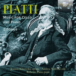 Piatti: Music for Cello and Piano, 2 Songs - Alfredo Piatti