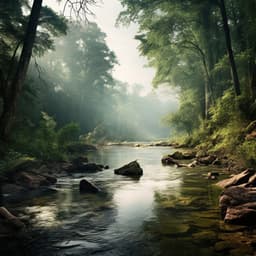 Flowing Tranquility: River Sounds for Meditation - Silent Meditation Zone