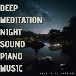 Deep Meditation Night Sound, Piano Music - Keys to Relaxation