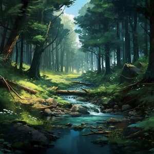 Binaural Harmony by the Forest River: A Relaxation Journey - Earth Frequencies and 432 Hz Frequencies