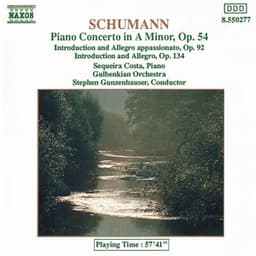 Schumann, R.: Piano Concerto In A Minor / Introduction And Allegro Appassionato - Sequeira Costa