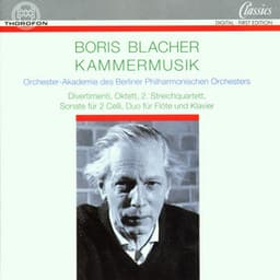 Boris Blacher: Kammermusik - Boris Blacher